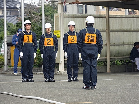 行田市初期消火訓練大会へ参加１